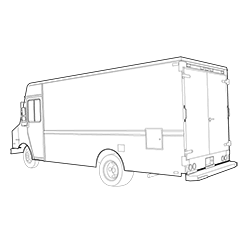 Step Van / Walk-in wireframe image