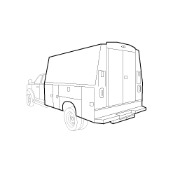 Enclosed Service Body for sale